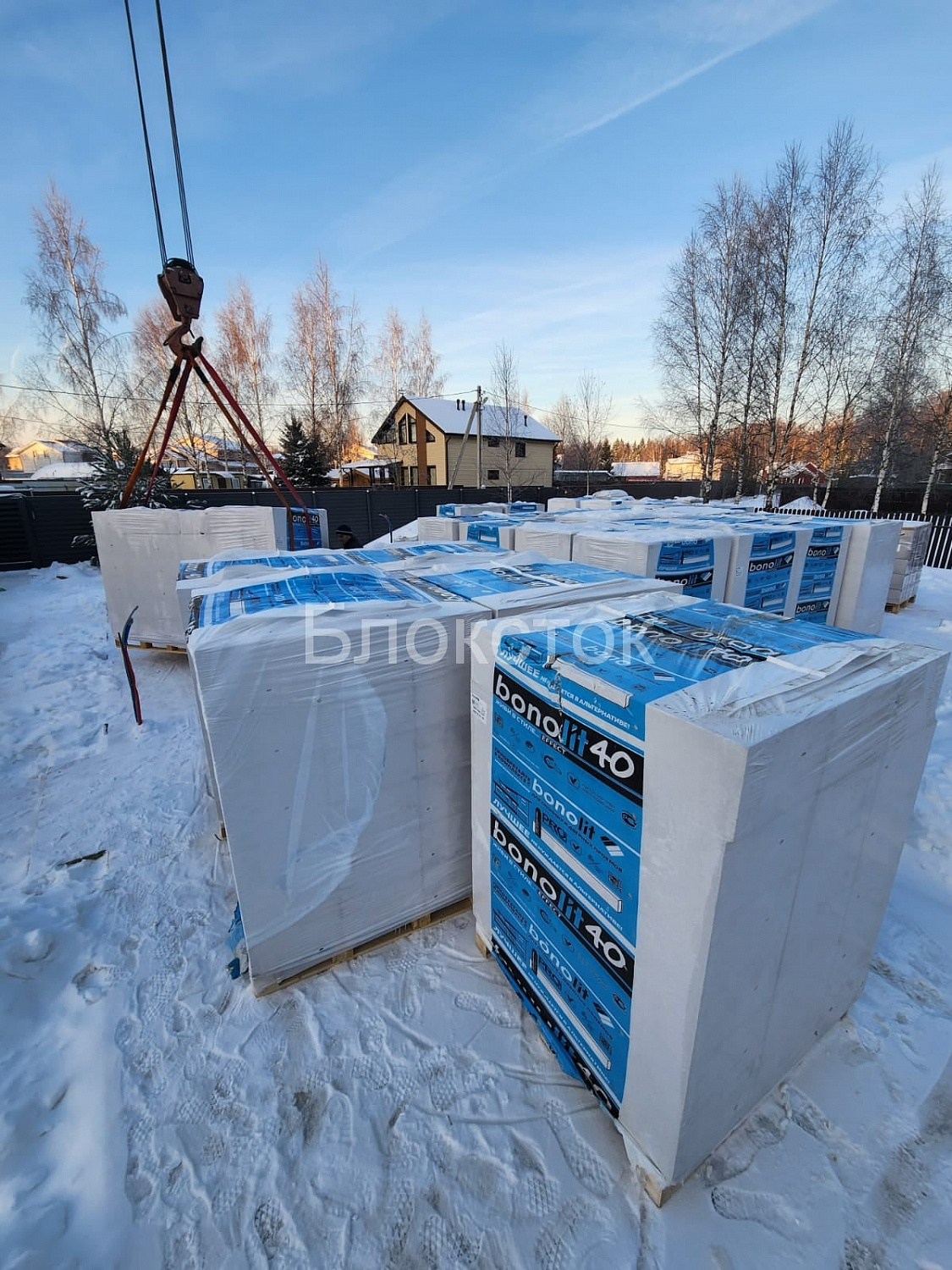 Пеноблоки перегородочные Бонолит Малоярославец 625x200x100 D600